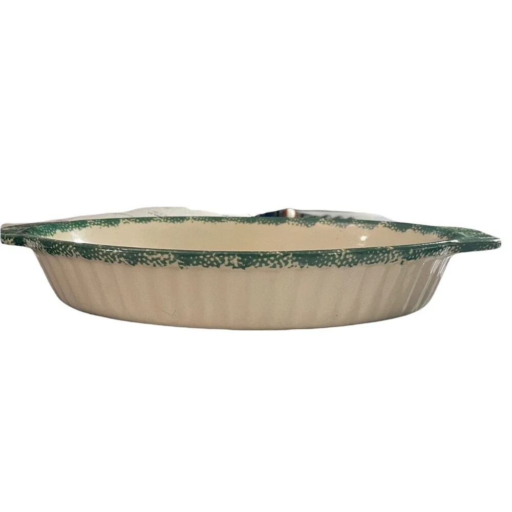 Oval Bakeware Dish Ceramic Apple theme